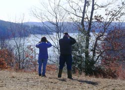 Birders at Echo Farm